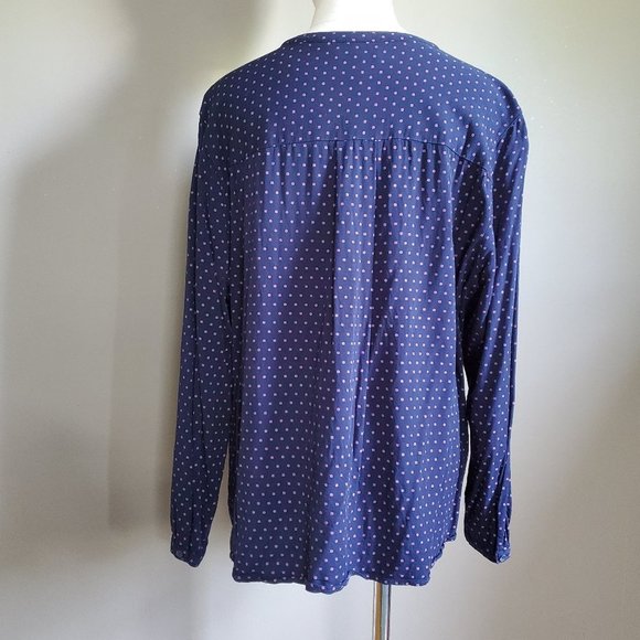 Long Sleeve GAP Factory XL Printed Blouse - Picture 7 of 8